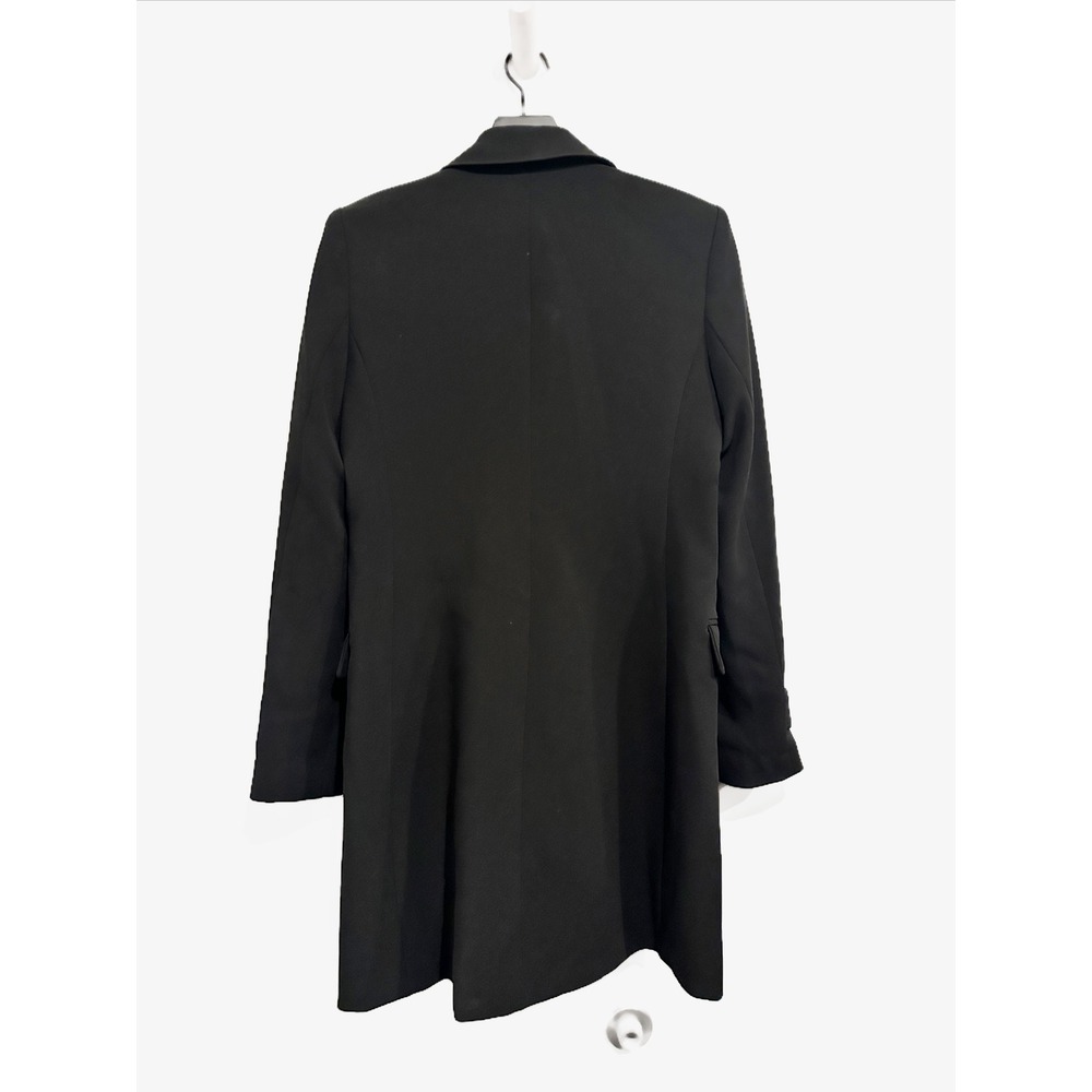 L'Agence Marianna Long Blazer Coat in Black Size 6 - Picture 7 of 16